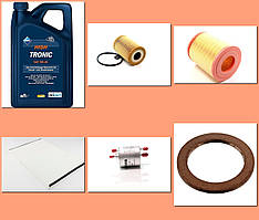 Набір для ТО автомобільних фільтрів +Олива Mercedes-Benz A 160 AT Classic 1,6 БЕНЗИН W168 (FL) 2001 - 2004