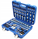 Набір інструментів King Roy 108 предметів 1/4-1/2"; DR (6-гранний) (108MDA-6), фото 3