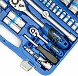 Набір інструментів King Roy 108 предметів 1/4-1/2"; DR (6-гранний) (108MDA-6), фото 4