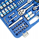 Набір інструментів King Roy 108 предметів 1/4-1/2"; DR (6-гранний) (108MDA-6), фото 5