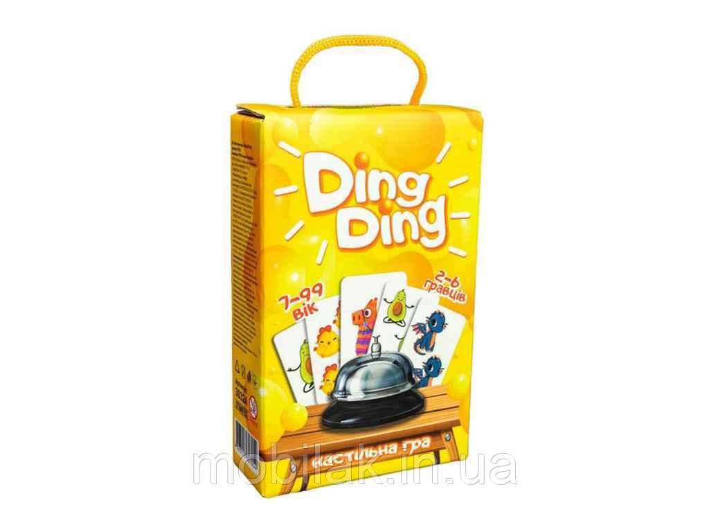 Настільна гра Ding ding (укр) в кор-ці 12-18.7-4.8 см. 30324 ТМ STRATEG, фото 1
