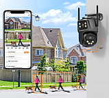 IP-камера для відеоспостереження BESDER Wi-Fi 4K 8MP HD, фото 6