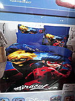 Комплект дитячої постільної білизни із фланелі Полуторного розміру 150*210 см