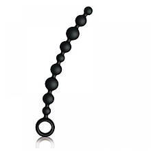Анальний ланцюжок Joy Division Joyballs anal wave, чорний, 29.8 см