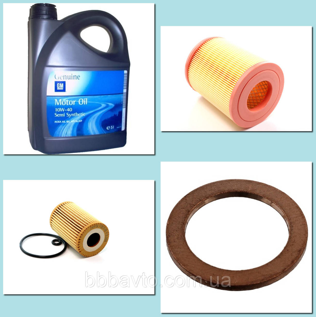 Набір для ТО автомобільних фільтрів +Олива Mercedes-Benz A 160 AT Classic 1,6 БЕНЗИН W168 (FL) 2001 - 2004, фото 1