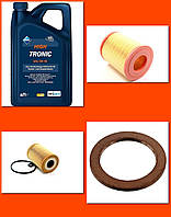 Набір для ТО автомобільних фільтрів +Олива Mercedes-Benz A 160 AT Classic 1,6 БЕНЗИН W168 (FL) 2001 - 2004