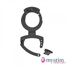 Затискачі на яєчка MYSTIM-EDD TIGHT BALL SQUEEZER, чорний, 4.9 х 2.5 см