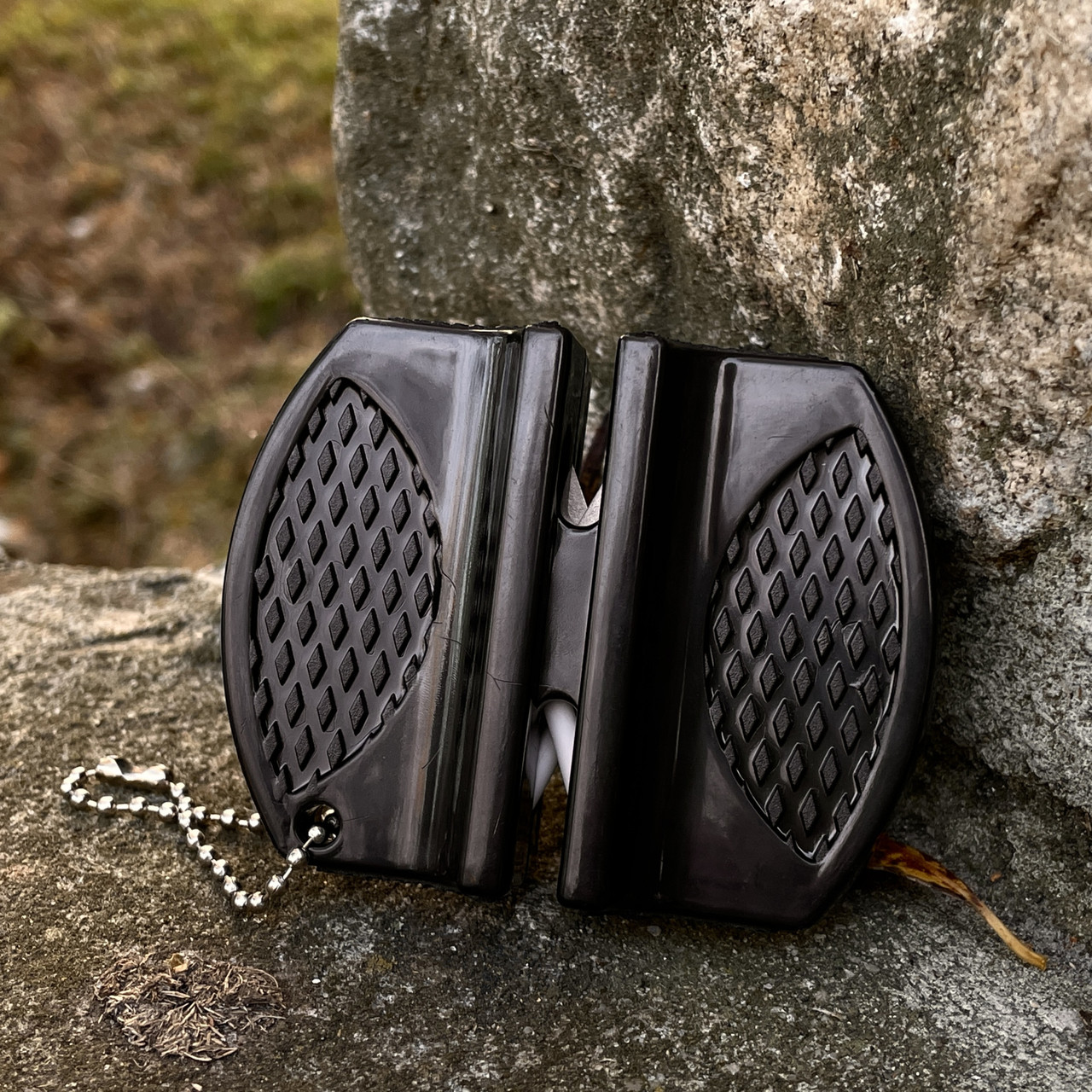 Точилка для ножів, компактна. Чорна, фото 1