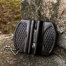 Точилка для ножів, компактна. Чорна