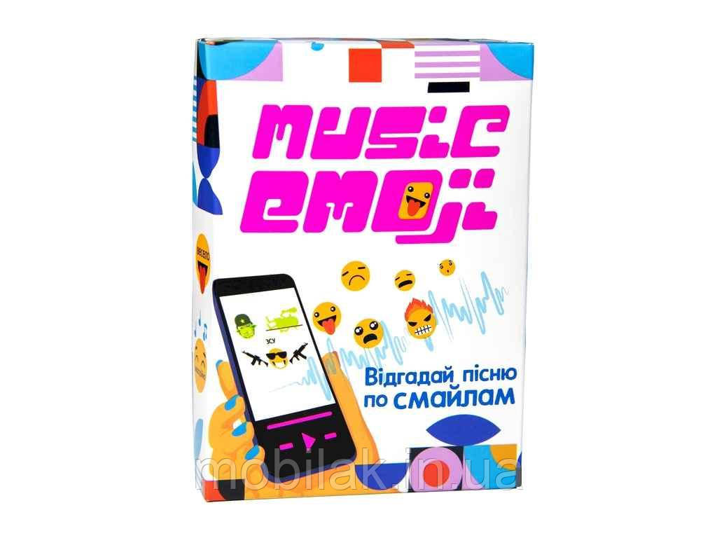 Настільна гра Music Emoji розважальна (укр) 30249 ТМ STRATEG, фото 1
