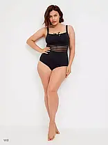 7Купальник 2025 FUBA 29108-1 Ванда черный (В НАЛИЧИИ ТОЛЬКО 58 60 62 64 66 УКР р-ры), фото 3