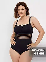 7Купальник 2025 FUBA 29108-1 Ванда черный (В НАЛИЧИИ ТОЛЬКО 58 60 62 64 66 УКР р-ры), фото 5