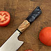 Ніж кухонний Kiritsuke (VG-10, Black Brown), фото 4