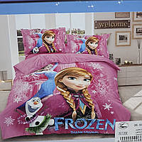 Дитяча постільна білизна півторачка Полуторный комплект FROZEN