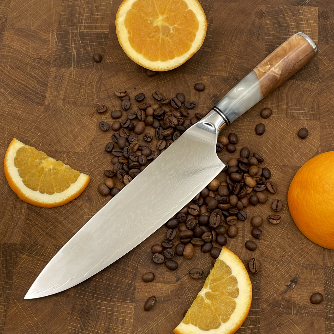 Ніж кухонний Шеф (VG10, Silver Brown), фото 1