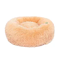 Лежанка "Пончик" ТМ HiDOG для собаки або кота (75*20см) абрикосова