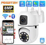 IP-камера для відеоспостереження Wi-Fi 4K 8MP HD Mini Dual, фото 5