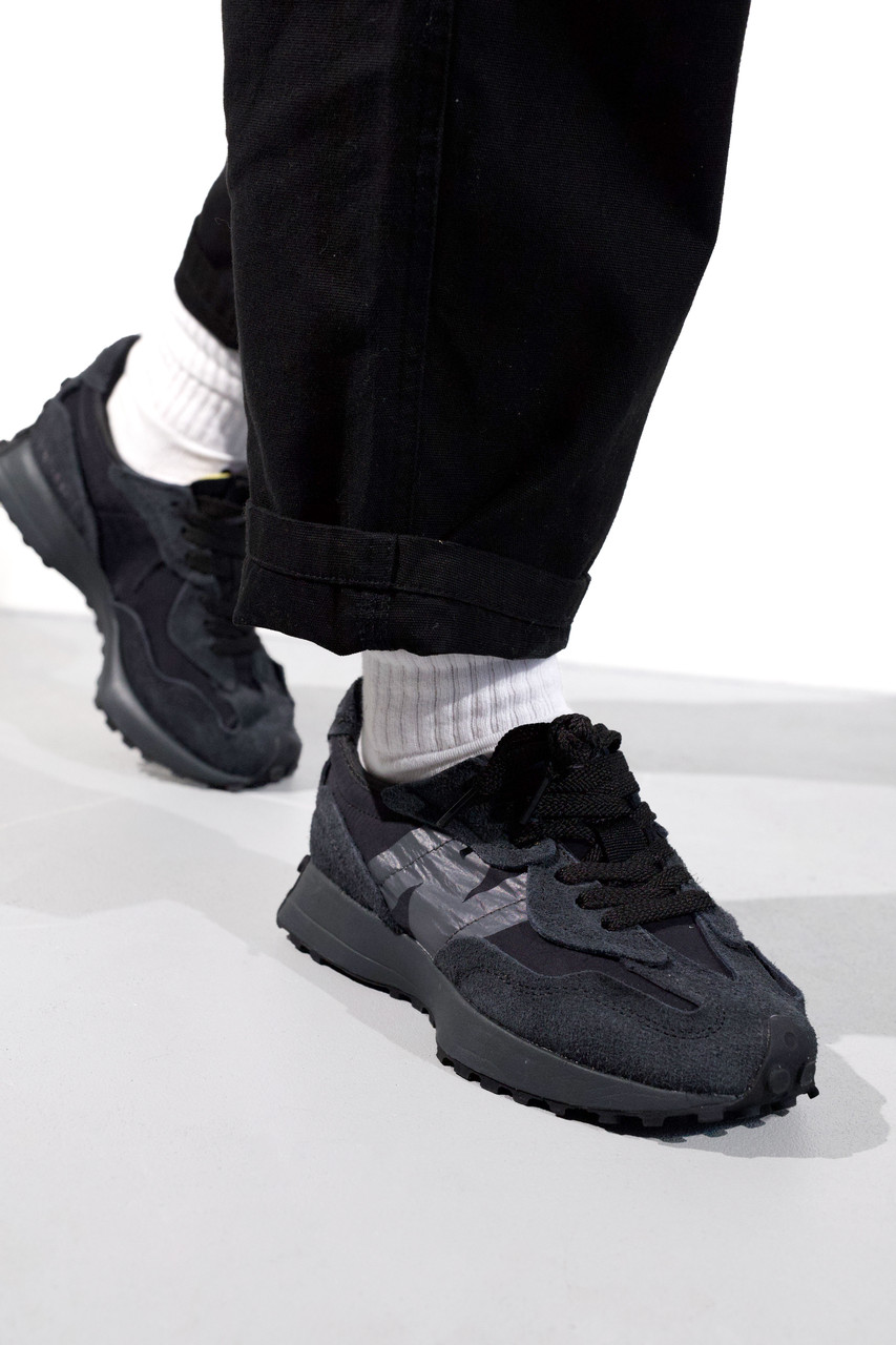 Кросівки чоловічі чорні New Balance 327 Black Grey (14749)