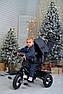 Дитячий триколісний велосипед — коляска Turbo Trike MT 1006-2 з батьківською ручкою Графіт, фото 3