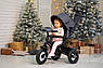 Дитячий триколісний велосипед — коляска Turbo Trike MT 1006-2 з батьківською ручкою Графіт, фото 5