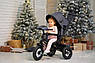 Дитячий триколісний велосипед — коляска Turbo Trike MT 1006-2 з батьківською ручкою Графіт, фото 10
