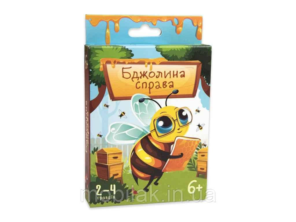 Карткова гра Бджолина справа розважальна (укр) 30785 ТМ STRATEG, фото 1