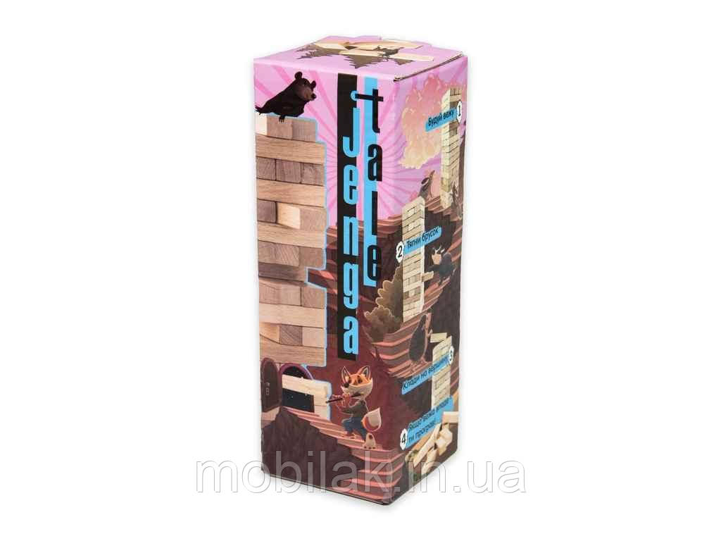 Настільна гра J enga Tale 48 брусків (укр) 30966 ТМ STRATEG, фото 1