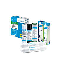 Комплект картриджів Ecosoft з функцією економії води (CHV3ECOAGR)з постфільтром та мінералізатором для зворотного осмоса