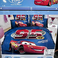 Полуторна дитяча постільна білизна з фланелі  150*210 см