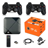 Бездротова ігрова консоль із двома джойстиками в комплекті система Android TV