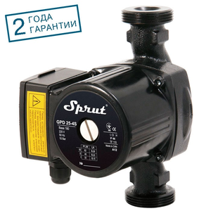 Циркуляційний насос GPD25-4S-180 "Спрут" + комплект гайок