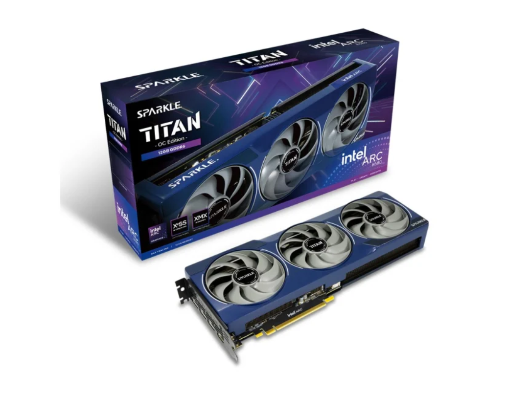 Відеокарта Sparkle Arc B580 Titan OC 12GB GDDR6 (1A1-S00421500G) (SB580T-12GOC)