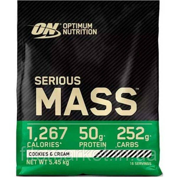 Гейнер Serious Mass Optimum Nutrition EU Cookies&Cream 5,45 кг