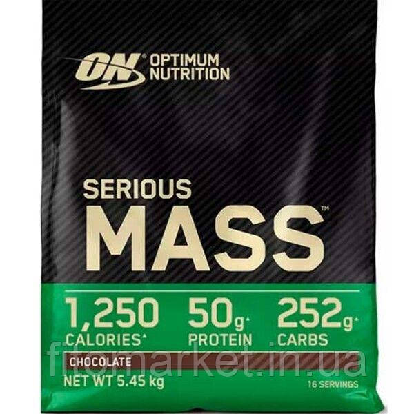 Гейнер Serious Mass Optimum Nutrition EU Шоколад 5,45 кг