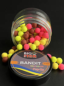 Pop-Up Мультиколор Bandit, Squid - Krill (Бандит) 8 мм, плаваючий насадковий бойл