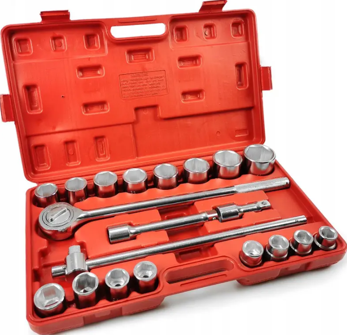 Набір ключів торцевих Mar-Pol M58252 (3/4", 21 шт), фото 1