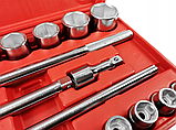 Набір ключів торцевих Mar-Pol M58252 (3/4", 21 шт), фото 10