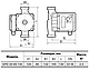 Циркуляційний насос GPD20-4S-130 "Спрут" + комплект гайок, фото 3