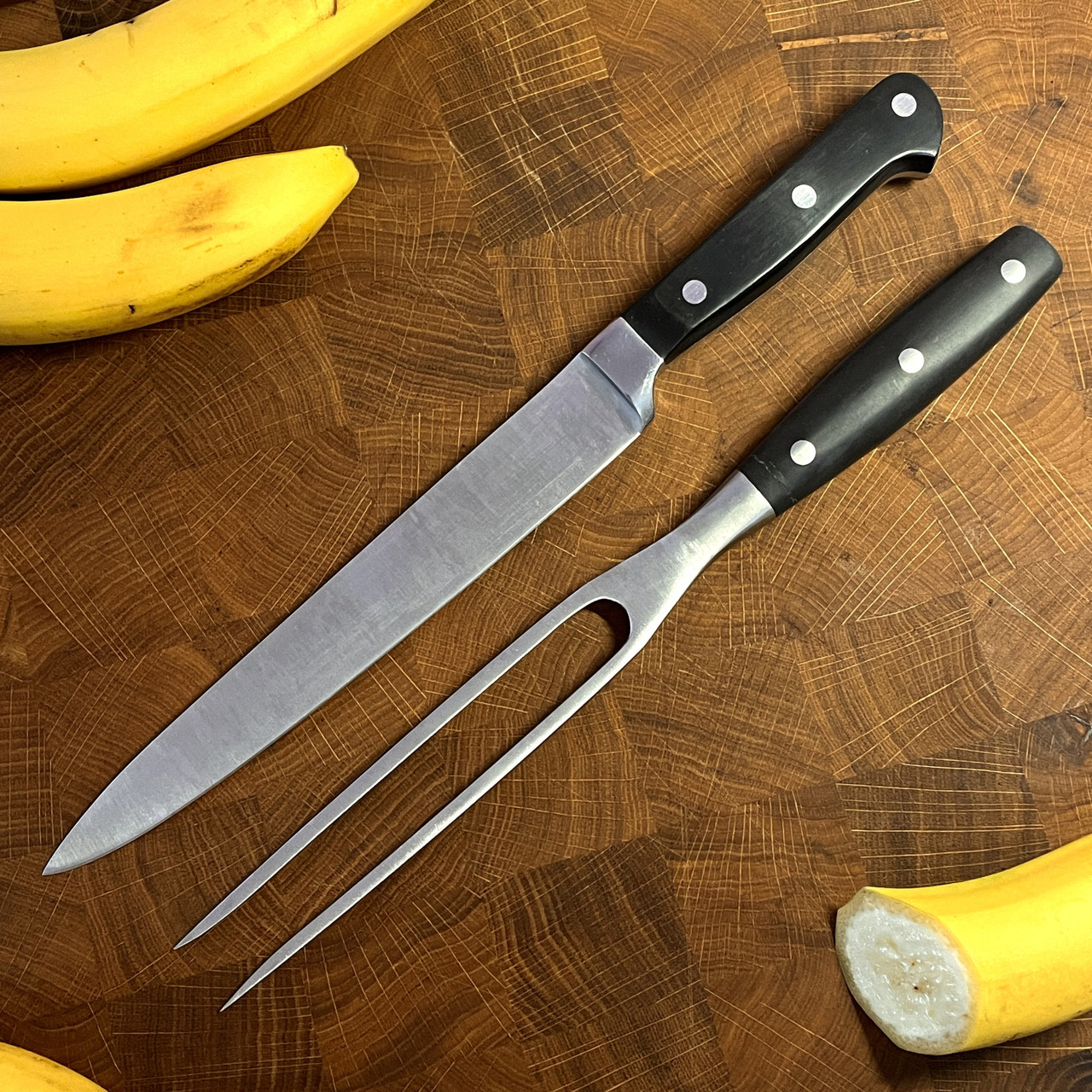 Кухонний набір - ніж 33,5см і вилка, фото 1