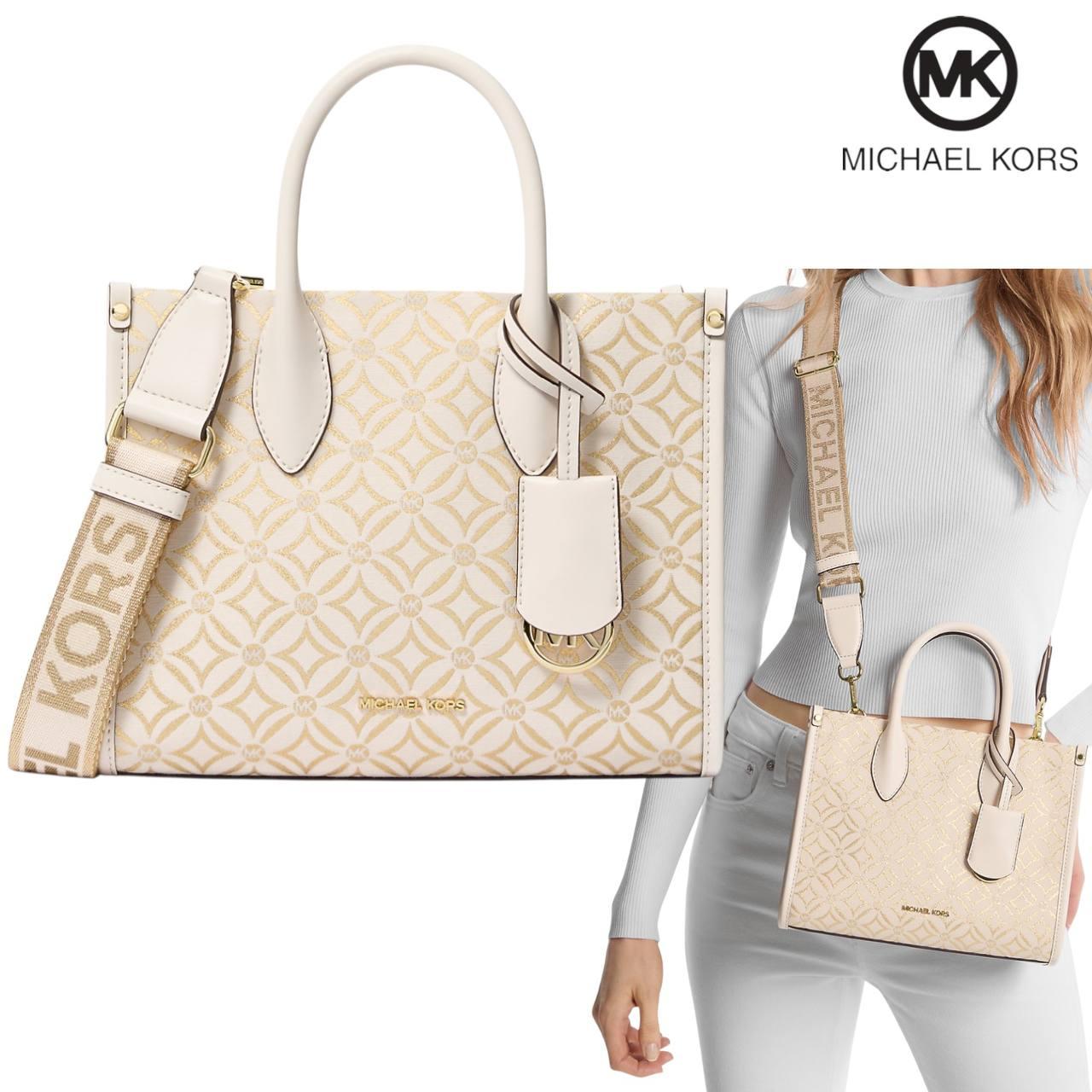 Жіноча сумка Michael Kors Mirella Small Metallic Logo Jacquard Crossbody Bag ОРИГІНАЛ