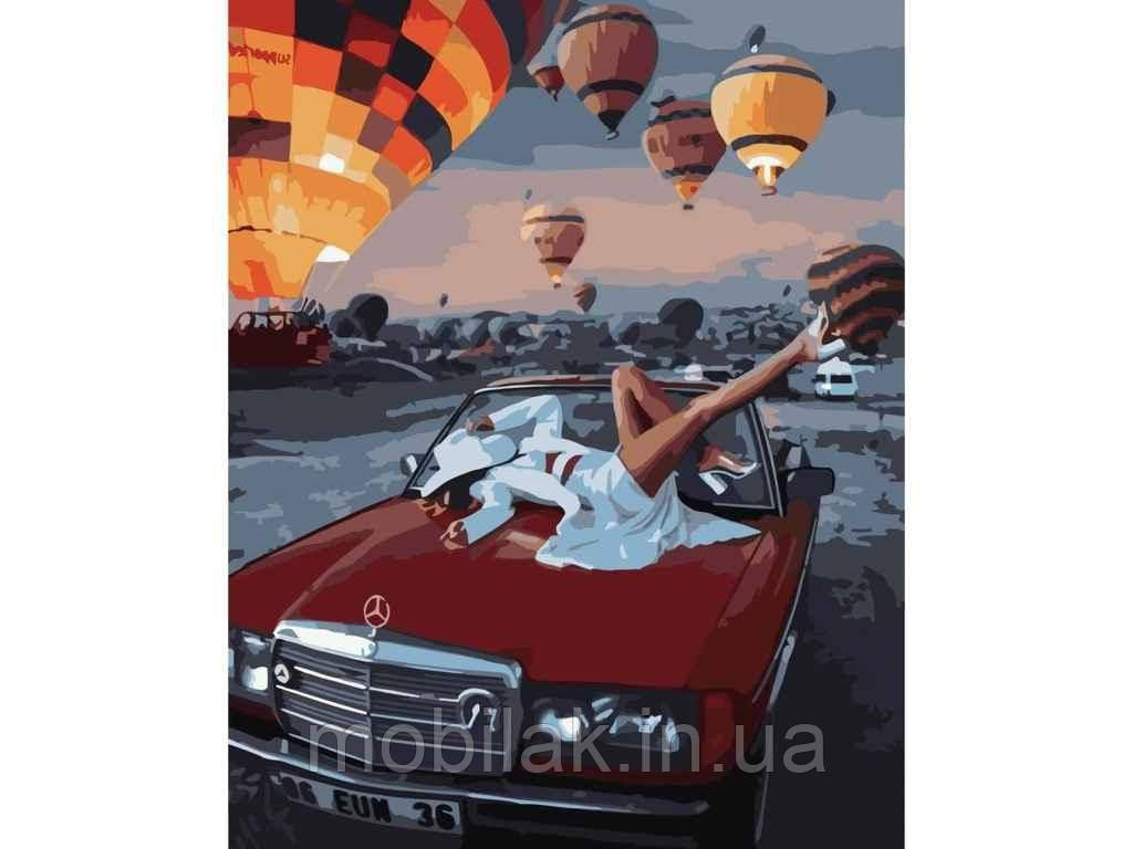 Набір для розпису по номерах На капоті мерседеса 40х50см SY6745 ТМ STRATEG