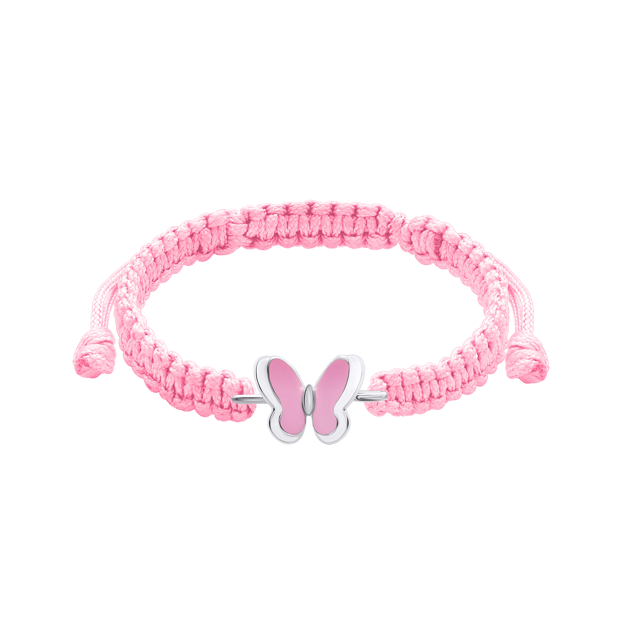 UmaUmi Браслет плетений Метелики  рожеві, фото 1