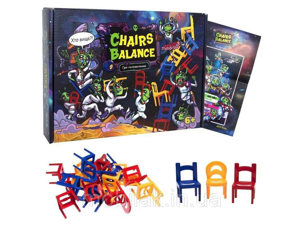 Настільна гра Chairs Balance 30408 ТМ STRATEG, фото 1