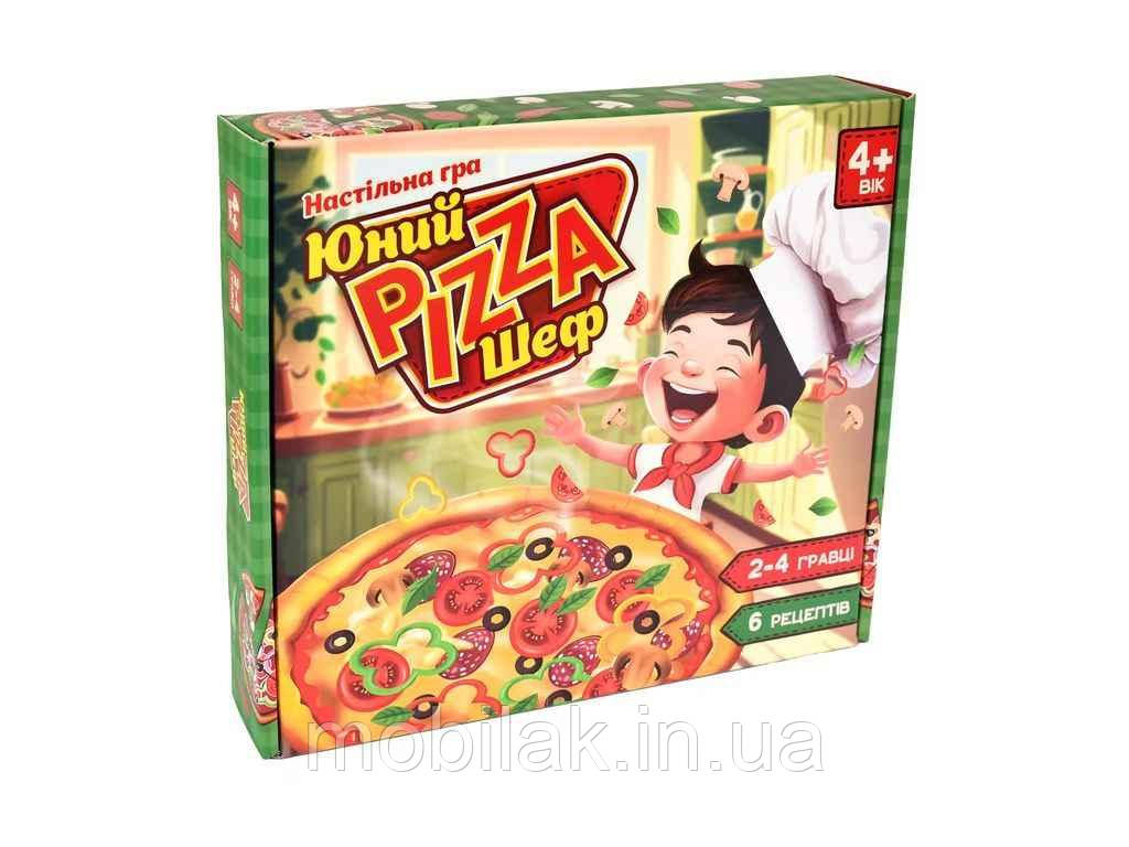Настільна гра Юний Pizza Шеф (укр) 30781 ТМ STRATEG, фото 1