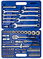 Набір інструментів комбінований 82 пр. 1/2"-1/4" King Roy (082MDA)