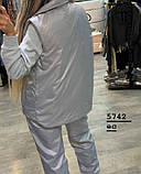 Костюм трійка  жіночий норма і батал 5742 ес, фото 10