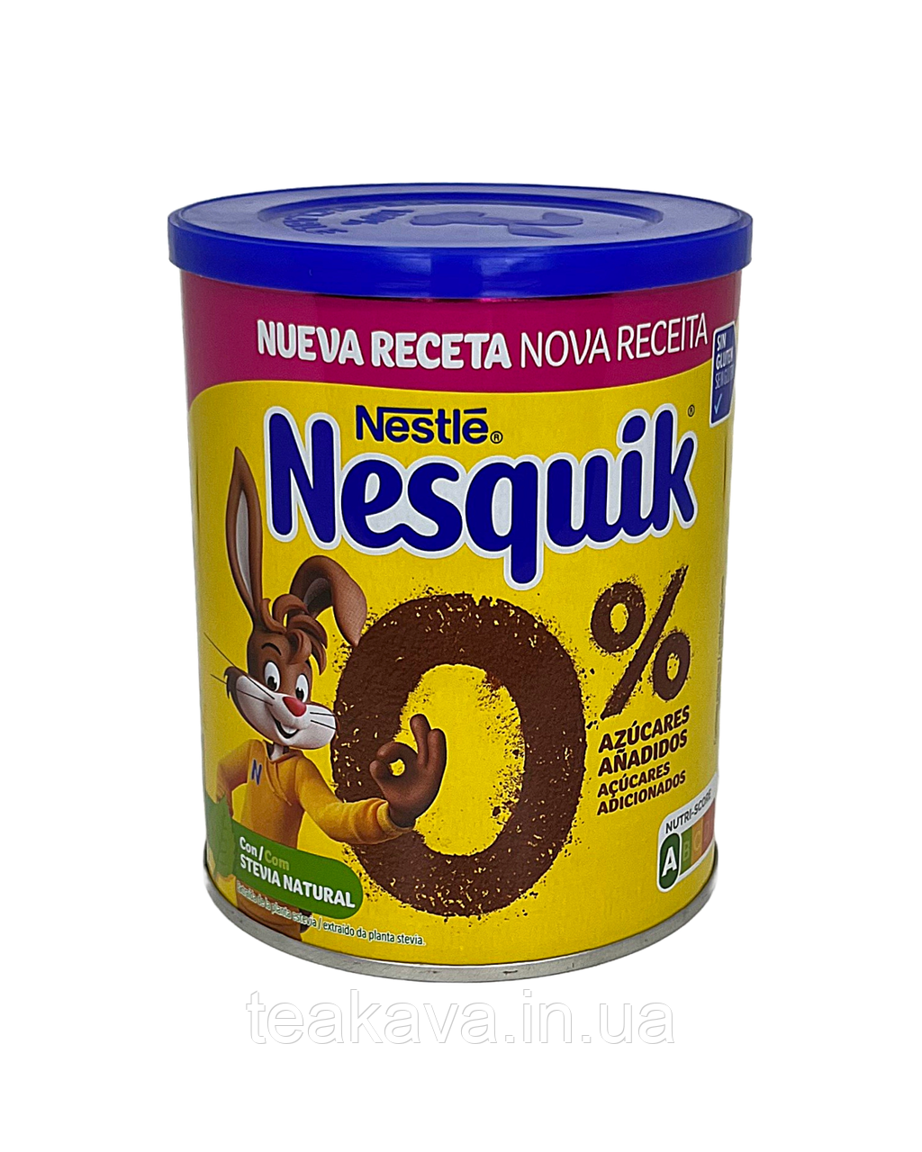 Какао Nesquik без цукру з/б 320 г 6шт/яский (8445290634887)