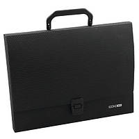 Портфель пластиковый Economix E31607-01 А4 1 отделение, черный