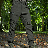 Брюки тактичні софтшел Soft Shell Military в кольорі олива, фото 6