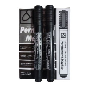 Маркери Перманентні "8004" чорні упаковка 12  штук